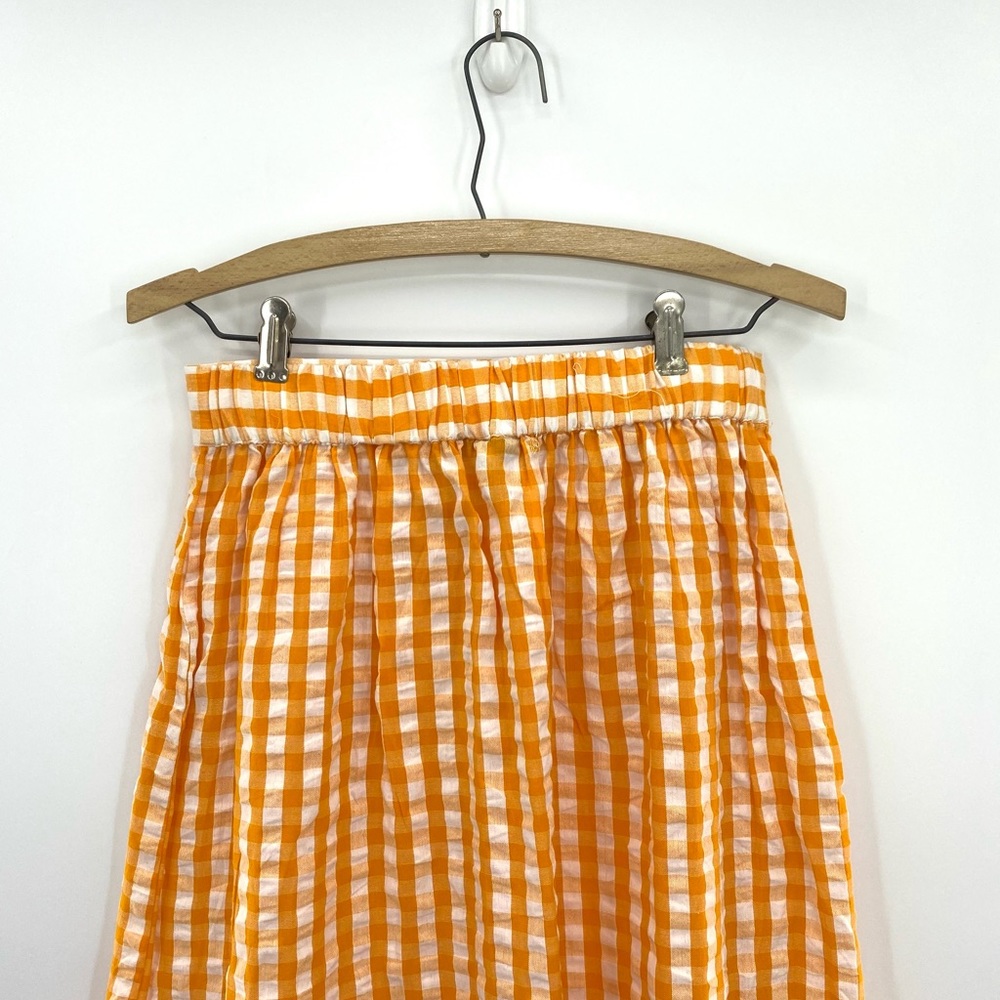 Topshop Sun Kissed Mermaid ‘Orange/White’ Skirt Woman’s Size: 2 - Picture 2 of 4
